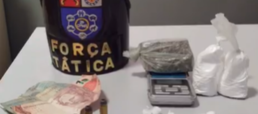 Força Tática prende indivíduo por tráfico de drogas e munições em Paripueira