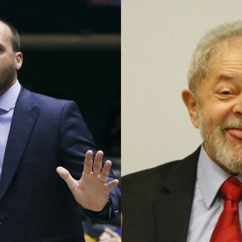 “Meu camisa 10”: Lula ironiza Eduardo Bolsonaro em discurso