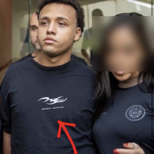 “Não se arrependa de nada”: preso por estupro coletivo usava camisa ligada ao movimento “red pill”