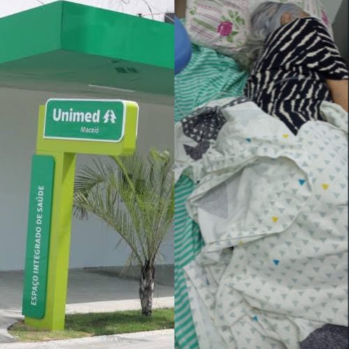 Idosa de 89 anos espera em leito por mais de 15 horas no Hospital Unimed, e familiares denunciam falta de estrutura