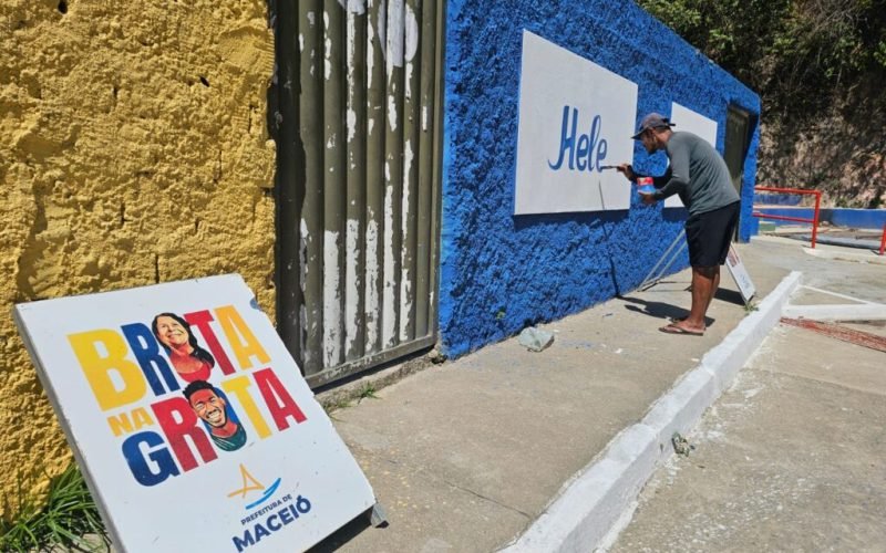 Governo estadual interfere em obras finalizadas da Prefeitura de Maceió na grota Santa Helena