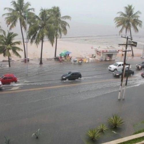 Chuvas devem continuar em Maceió e temperaturas devem variar entre 24°C e 33°C