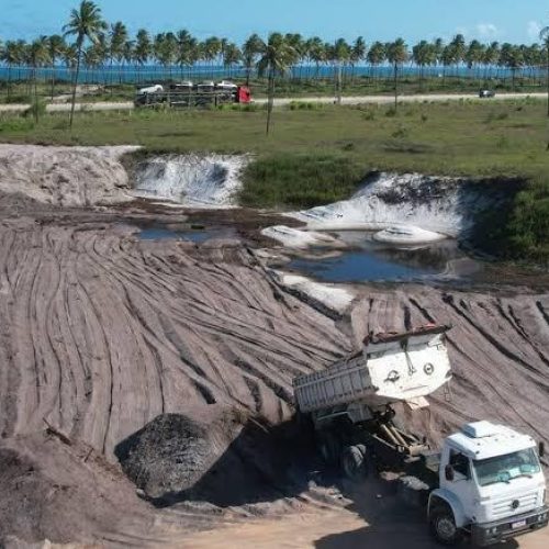 Mineradora recebe licenças para extração de areia na Praia do Francês