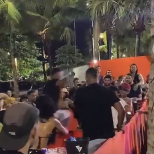 Por outro ângulo, vídeo mostra briga durante evento “Baderna” na Praia da Avenida