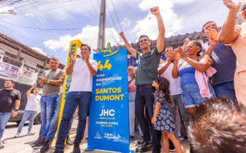 JHC entrega 120 ruas pavimentadas e amplia infraestrutura na parte alta de Maceió