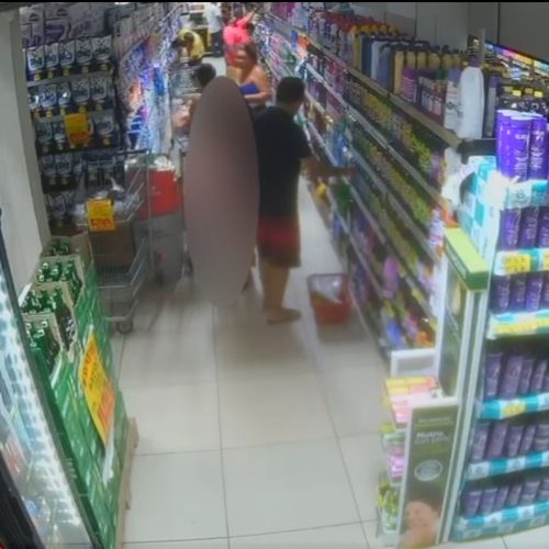 Câmeras flagram momento em que homem de 31 anos comete importunação sexual contra criança de 12 anos