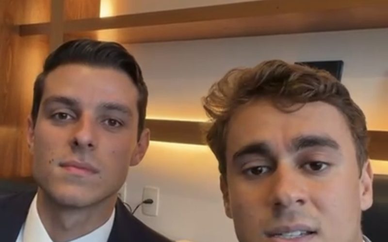Nikolas Ferreira elogia atuação de Caio Bebeto e o aponta como liderança jovem no estado