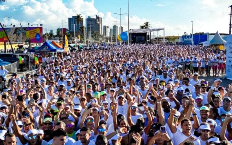 Projeto de corrida organizado por Bell Marques acontece hoje (16 ) em Maceió com recorde de público