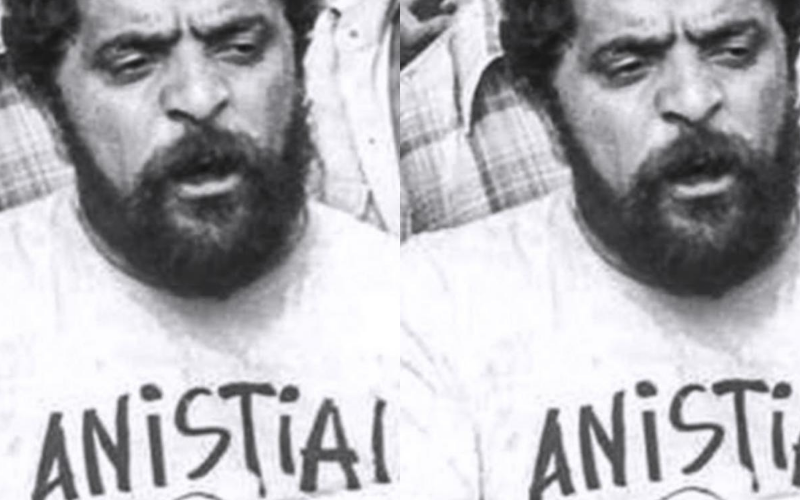 Michelle Bolsonaro volta a compartilhar foto de Lula com camisa pró-anistia