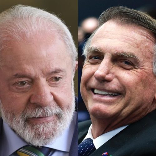 Pesquisa aponta queda de vantagem de Lula e empata com Bolsonaro no segundo turno