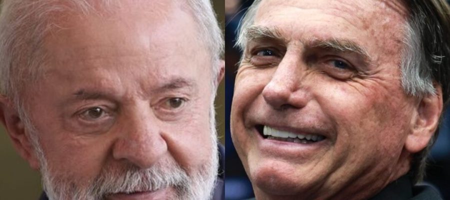 Pesquisa aponta queda de vantagem de Lula e empata com Bolsonaro no segundo turno
