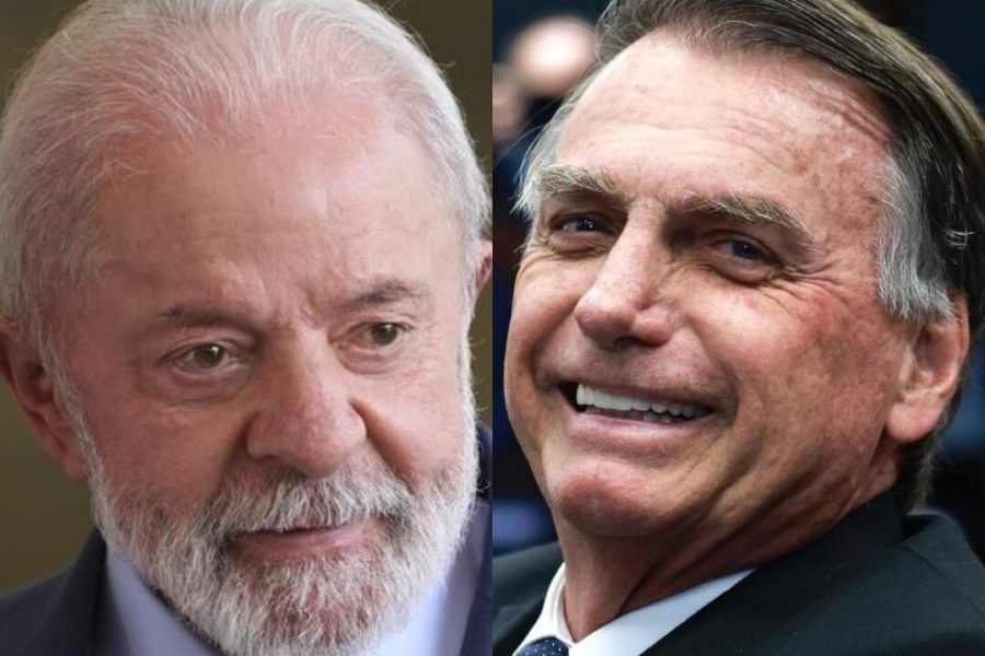 Pesquisa aponta queda de vantagem de Lula e empata com Bolsonaro no segundo turno
