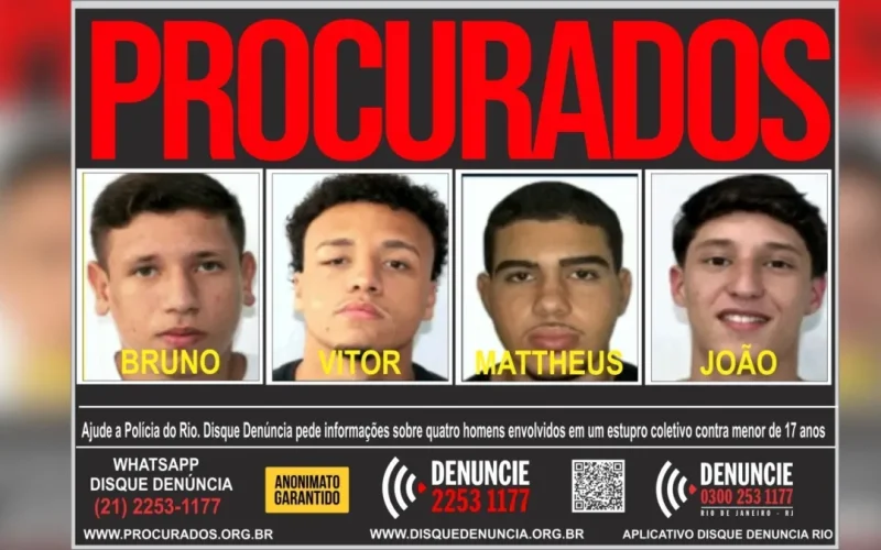 Polícia do Rio caça estudantes por estupro coletivo em copacabana