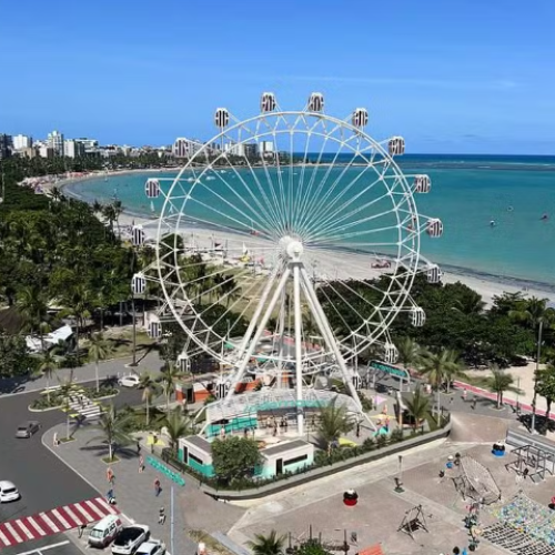 Agora Alagoas mostra ‘Roda Maceió’: maior roda gigante do Nordeste