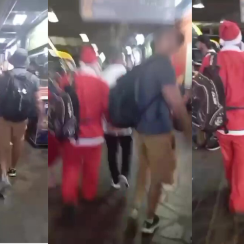 Policial disfarçado de Papai Noel prende homem foragido: “Magia do Natal”