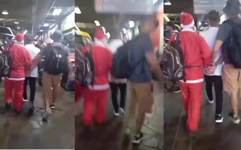 Policial disfarçado de Papai Noel prende homem foragido: “Magia do Natal”