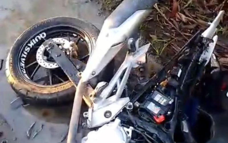 Motoqueiro morre em grave acidente na BR-316 em Chã do Pilar