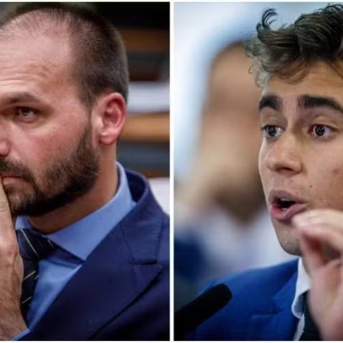 Eduardo cobra Nikolas por participação mais ‘ativa’ em defesa de Bolsonaro: ‘Se estivesse mais engajado, ajudaria’