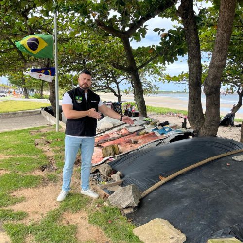 Thiago Prado alerta sobre ocupação de barracos na Praia da Avenida