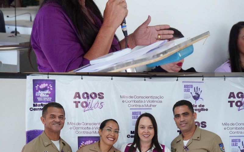 Câmara de Matriz do Camaragibe Agosto Lilás com apelo por respeito e proteção às mulheres