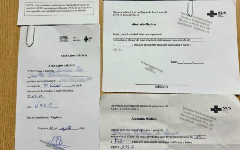 Mulher é presa pela PCAL em Arapiraca por vender falsos atestados médicos por R$70