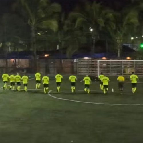 Árbitros da FAF realizam avaliação física nas Areninhas de Maceió