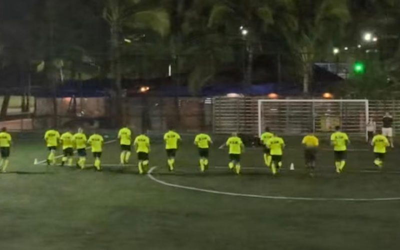Árbitros da FAF realizam avaliação física nas Areninhas de Maceió