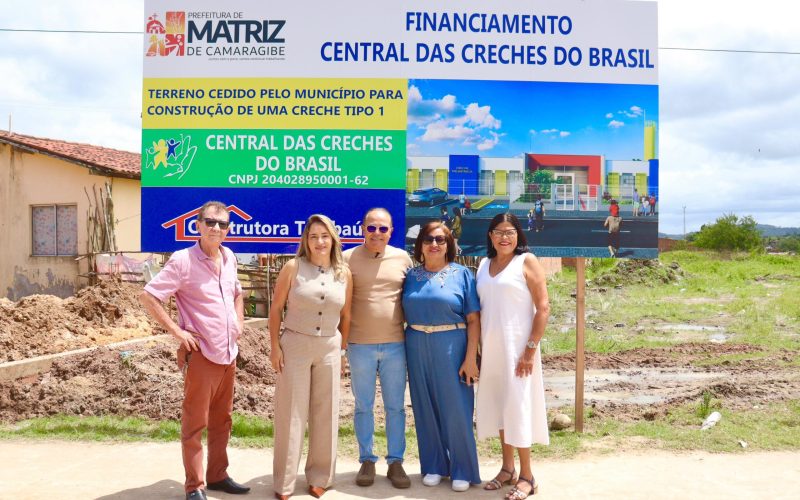 Matriz de Camaragibe lança pedra fundamental de nova creche no Distrito Industrial