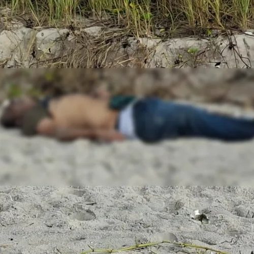 Corpo de homem é encontrado na faixa de areia da Praia do Sobral
