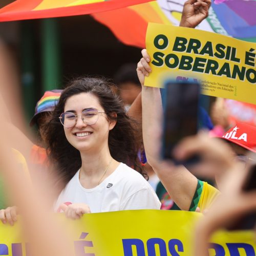 Teca Nelma reforça chamado ao ato popular contra a anistia e a PEC da Blindagem neste domingo (21)