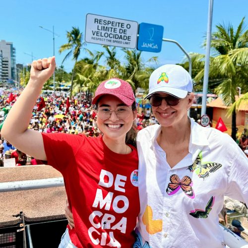 Teca Nelma participa de mobilização nacional contra PEC da Blindagem e anistia de golpistas