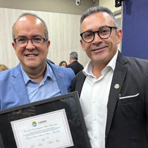 Luciano Marinho prestigia entrega de comendas a Claydson Mourinha e José Neto na Câmara de Maceió