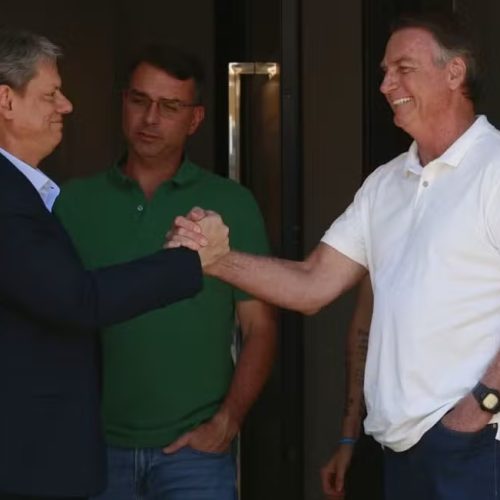 Bolsonaro sinaliza apoio a Tarcísio em 2026, mas condiciona vice a Michelle caso siga preso