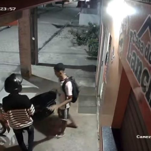 Dupla rouba moto de entregador de lanches na zona rural de Limoeiro de Anadia