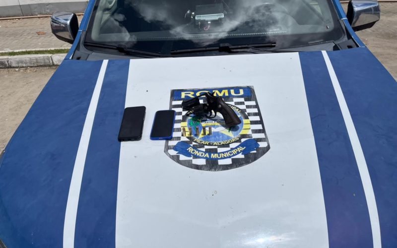 Guarda Municipal do Pilar prende homem armado após assalto em Atalaia