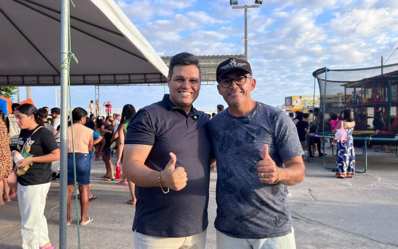 Luciano Marinho participa de festa em comemoração ao Dia das Crianças