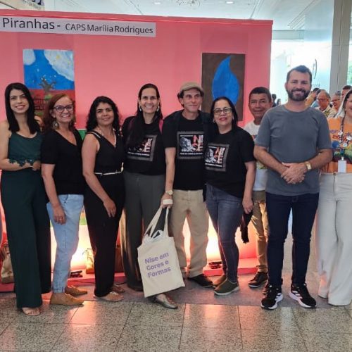 Piranhas fortalece protagonismo na Saúde Mental e participa de encontro do Projeto Nise Cores e Formas, em Arapiraca