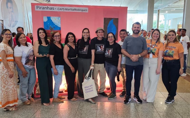 Piranhas fortalece protagonismo na Saúde Mental e participa de encontro do Projeto Nise Cores e Formas, em Arapiraca