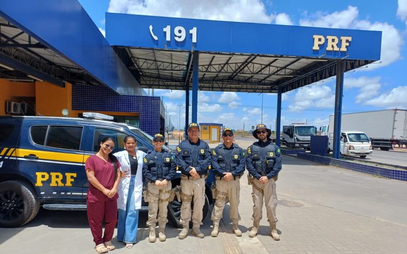 PRF realiza Comando de Saúde, em São Miguel dos Campos/AL
