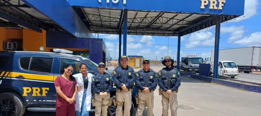 PRF realiza Comando de Saúde, em São Miguel dos Campos/AL