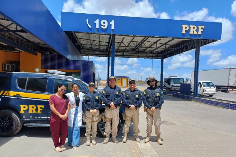 PRF realiza Comando de Saúde, em São Miguel dos Campos/AL