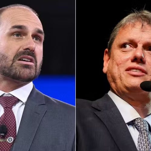 Eduardo Bolsonaro critica articulação por Tarcísio, mas admite apoiá-lo contra Lula