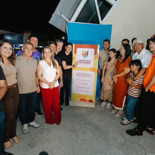 Prefeito Junior Menezes inaugura ginásio poliesportivo ao lado do deputado Arthur Lira e fortalece ações de restauração de espaços urbanos em União dos Palmares