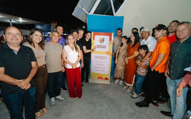 Prefeito Junior Menezes inaugura ginásio poliesportivo ao lado do deputado Arthur Lira e fortalece ações de restauração de espaços urbanos em União dos Palmares