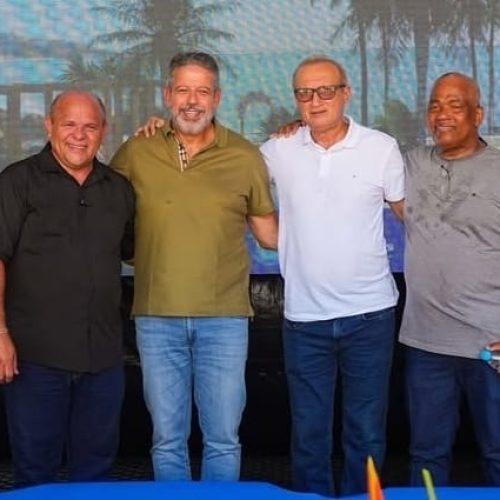 Prefeito Jadson Lessa e lideranças de São Miguel dos Milagres reforçam apoio a Arthur Lira em lançamento de obras no Litoral Norte