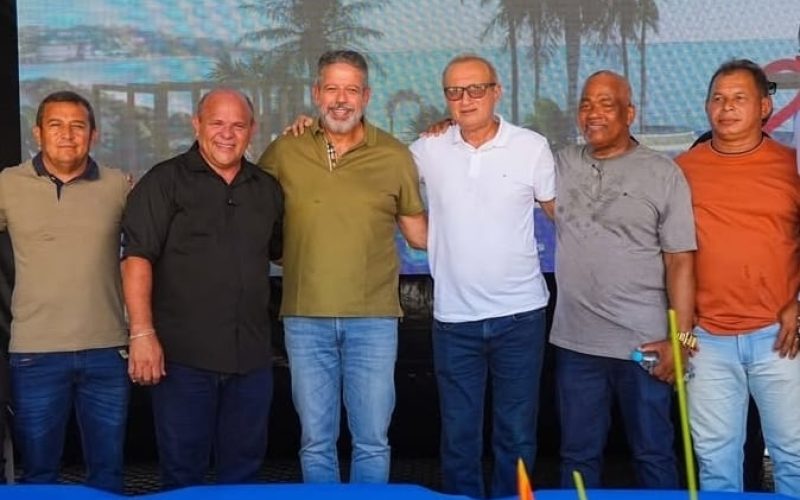 Prefeito Jadson Lessa e lideranças de São Miguel dos Milagres reforçam apoio a Arthur Lira em lançamento de obras no Litoral Norte