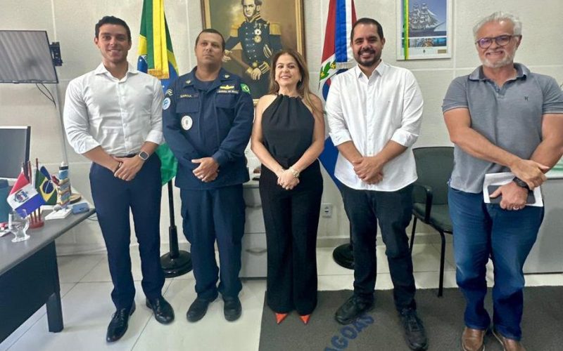 Caio Bebeto participa de reunião na Capitania dos Portos sobre segurança nas praias