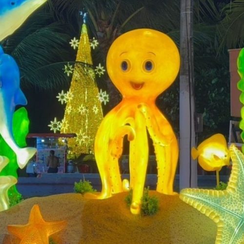 Abertura do Natal de Todos Nós é hoje e traz cenografia marítima que celebra Maceió