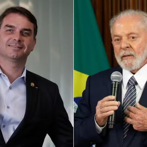 No 2º turno, Lula venceria Flávio Bolsonaro por 15 pontos, aponta pesquisa
