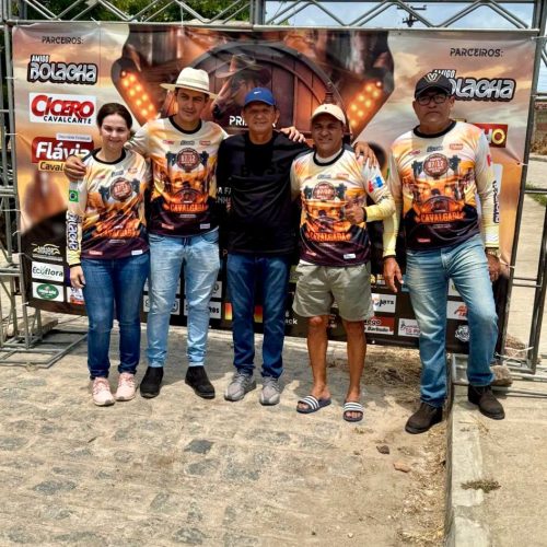 O líder Cícero Cavalcante marca presença na Cavalgada realizada na Barra de Santo Antônio